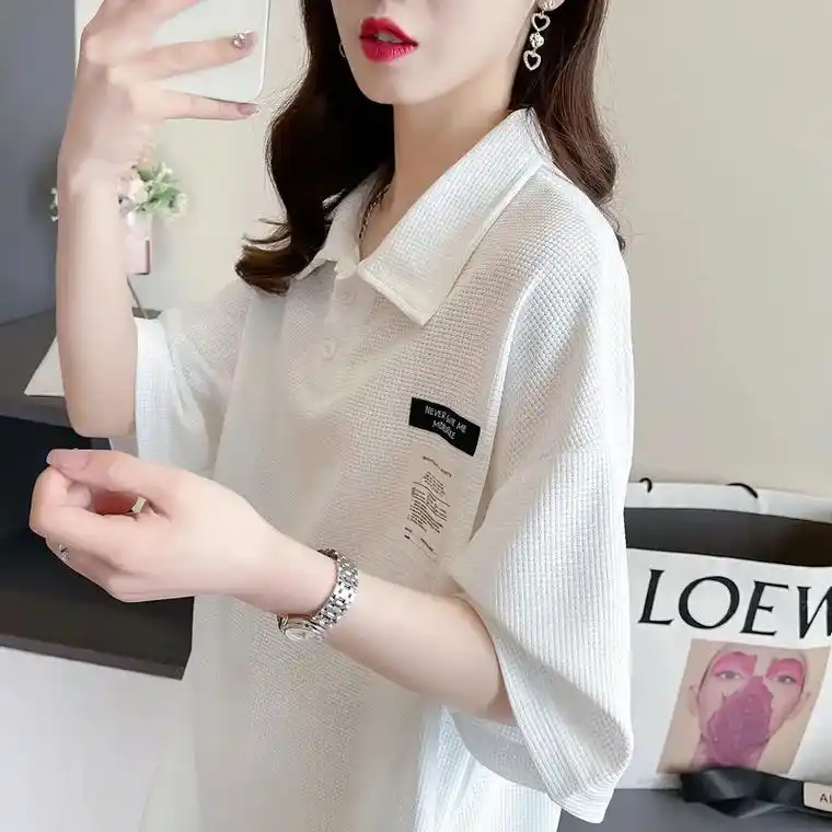 小众设计感短袖t恤女夏装韩版宽松大码.#精选优质面料柔软舒适 - 抖音