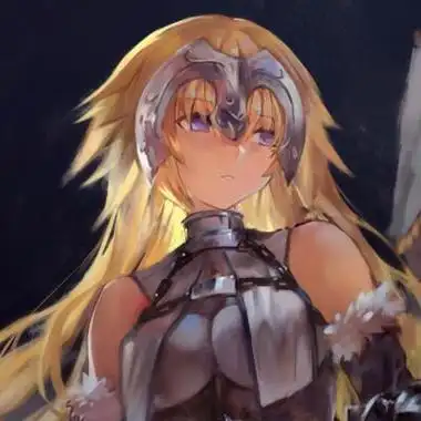 fate贞德动漫情头闺头百合头像