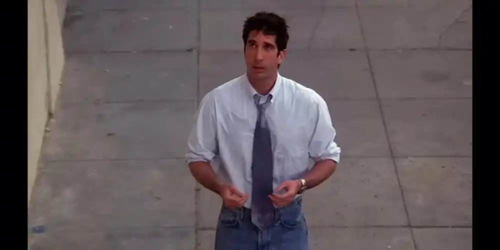 被泼水的ross好好看,怎么会有这么温暖又可爱的男孩子#老友记