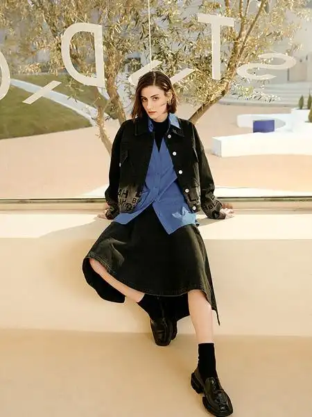 曼德诗品牌女装女装品牌2022秋季潮酷快时尚百搭通勤风套装