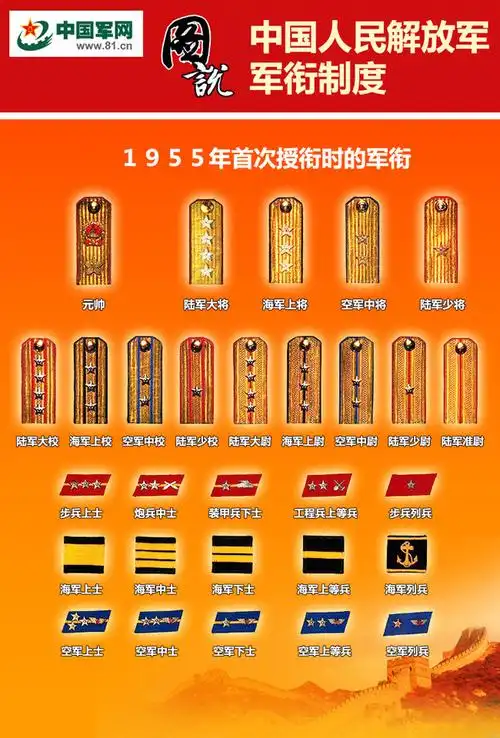 【军网出品】图说中国人民解放军军衔制度
