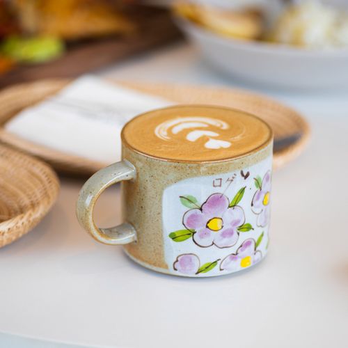 可爱家用水杯咖啡杯瓷杯陶瓷小清新图案水果花卉马克杯