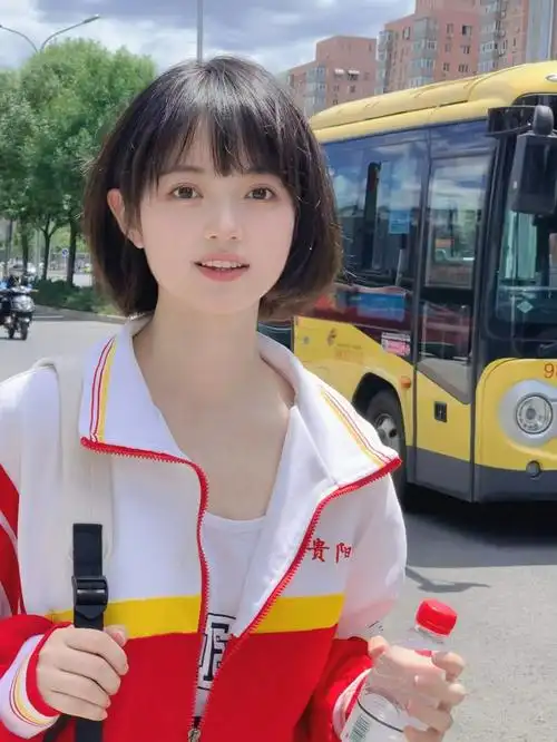 近期人设高中生的可爱短发照拿捏