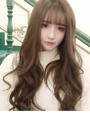 2019新款假发女长卷发 大波浪头套逼真自然中长发网红可爱发型