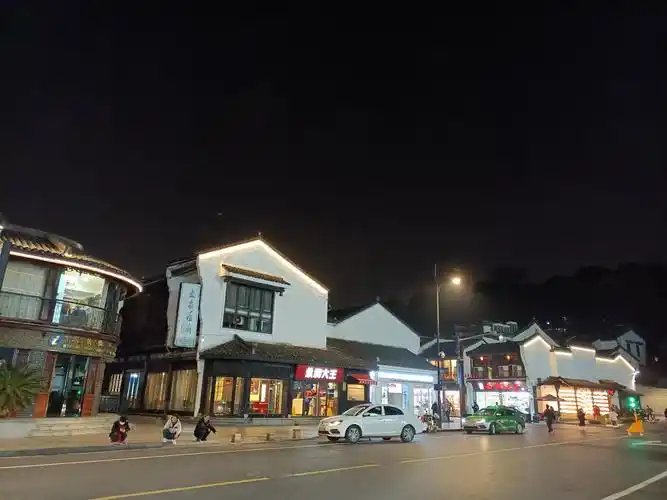 夜览杭州河坊街