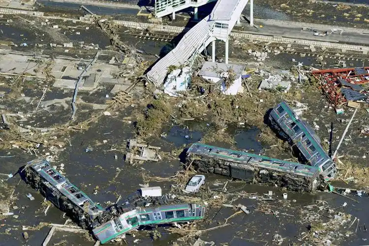 日本2011年3月11日大地震的悲惨场景