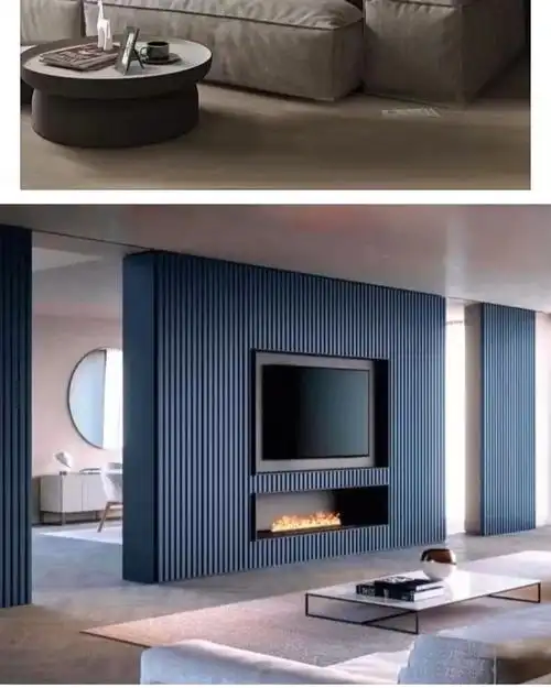 实木小长城板格栅凹凸形护墙板轻奢客厅背景墙电视墙木饰面装饰板