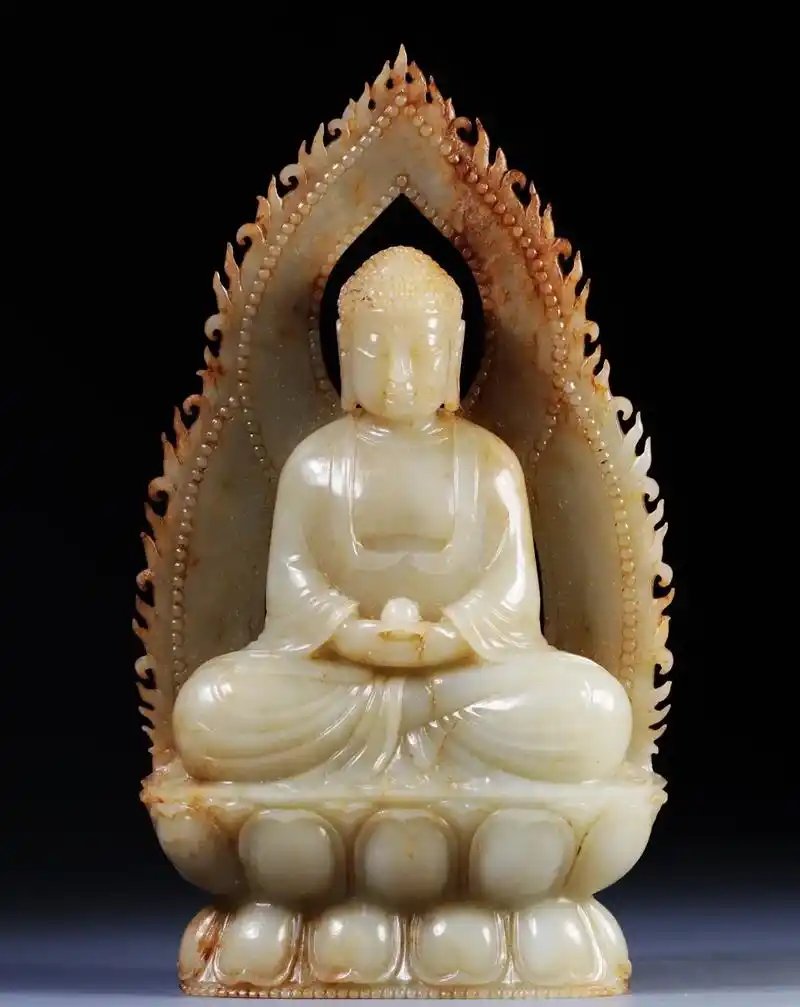 和田玉佛像摆件