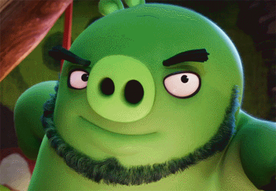 愤怒的小鸟微笑卖萌小眼神gif动图_动态图_表情包下载_soogif