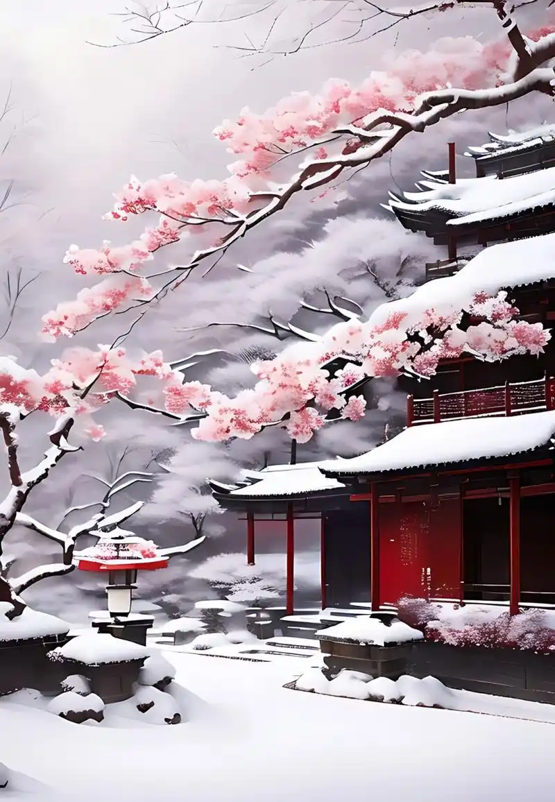 白雪红梅,是冬季的一抹亮色,也是一种带有美好寓意的花卉.