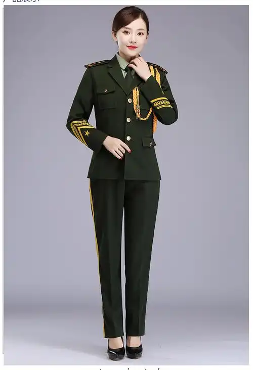 军装礼服国旗班升旗手服装军鼓乐队演出服三军仪仗队成人男女套装