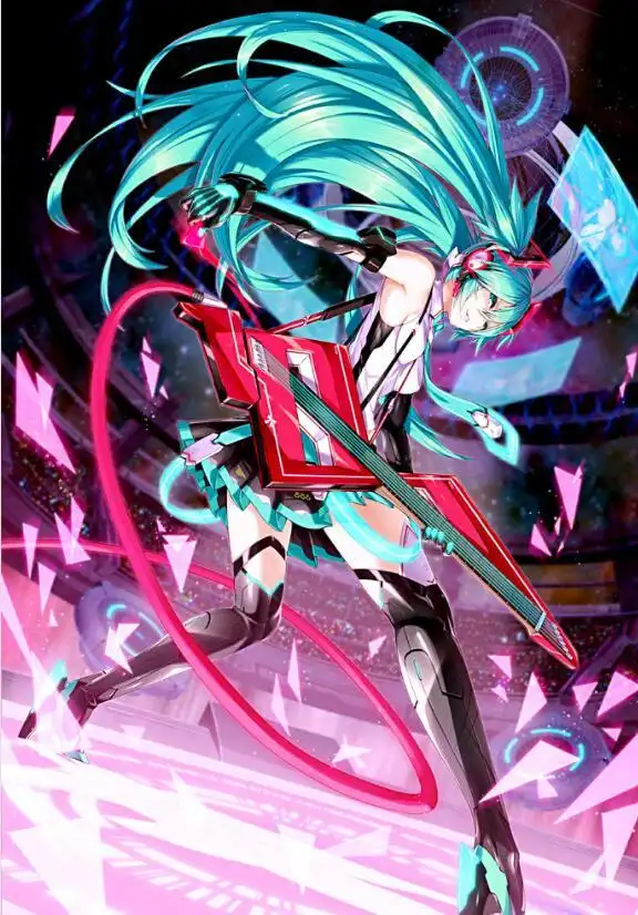 萝莉,御姐,萌系,结合一体的女神"初音未来",真是可爱极了!