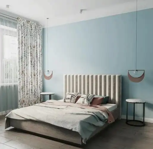 闭眼抄作业就行啦_卧室_颜色_珊瑚