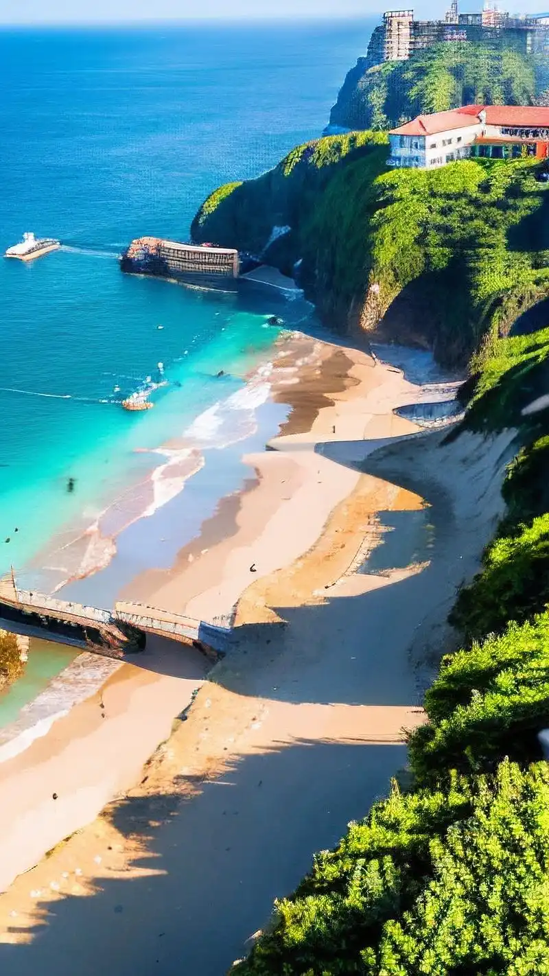 夏日清爽海浪沙滩壁纸合集98