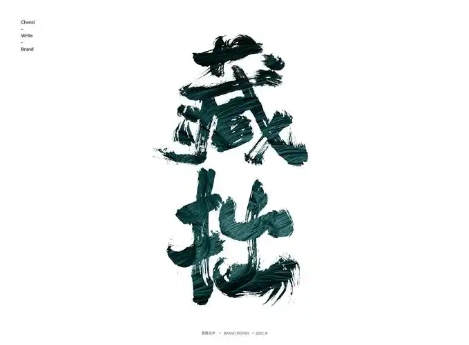 品牌字体(31)454c君精选-吉祥物设计1476你好c君书法字体 | 品牌