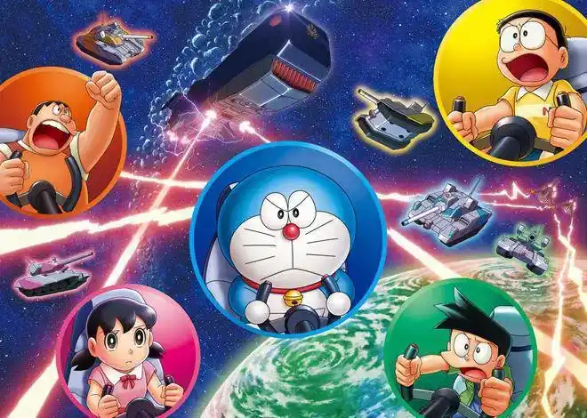 哆啦a梦五人组穿越星际上演对决