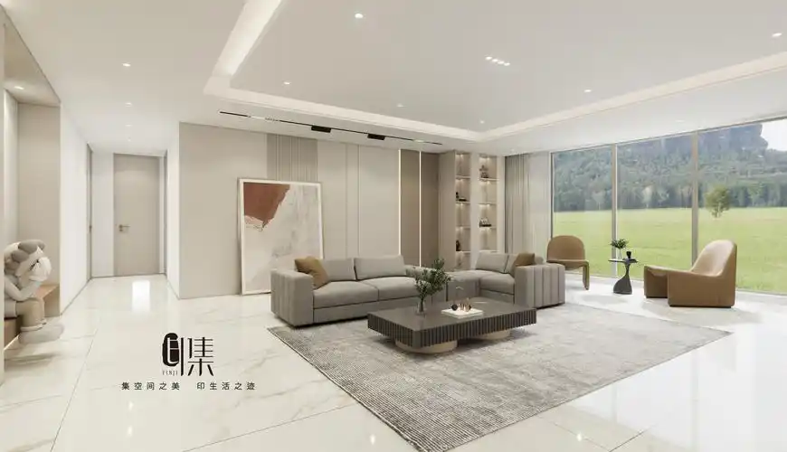 240㎡大平层4改2极简轻奢杜绝酒店风