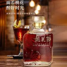 桃花醉泸州老窖桃花醉138度果酒500ml低度清爽甜型果酒