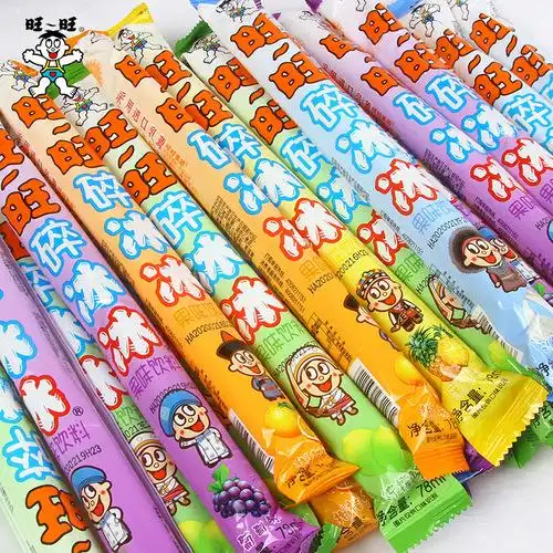 旺旺碎冰冰78ml30支混合家庭装冻痴冰棒碎冰冰棒棒冰旺仔农场