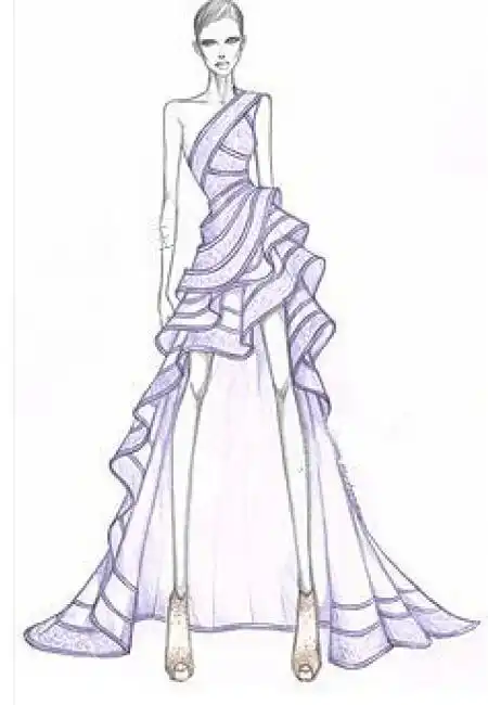 超美十二星座婚纱手绘插画穿上婚纱的你一定很美十二星座公主裙简笔画