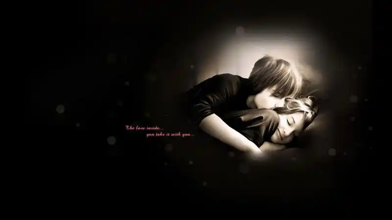 非主流浪漫情侣桌面背景图片