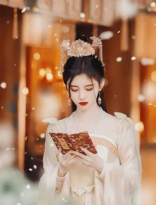 鞠婧祎穿古装太仙新剧造型俏皮灵气一袭白裙惊艳极了