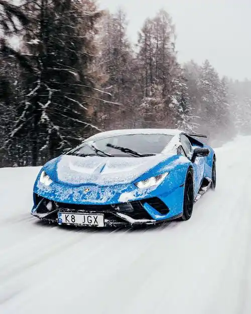 raginginthesnowlamborghinihuracanperformante汽车视觉兰博基尼67