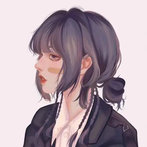 满身伤痕动漫女生头像图片