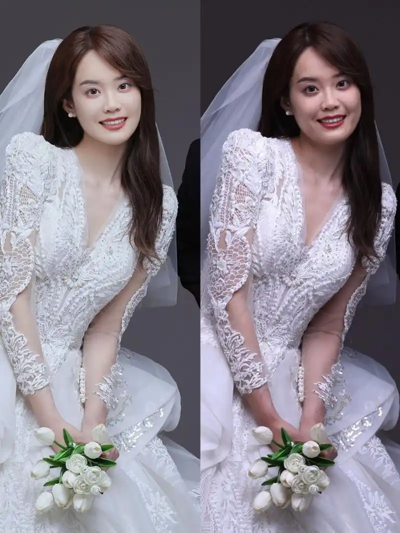 没想到微微的调整一下,图片立马上升了一个新高度,小姐姐还是很满意的