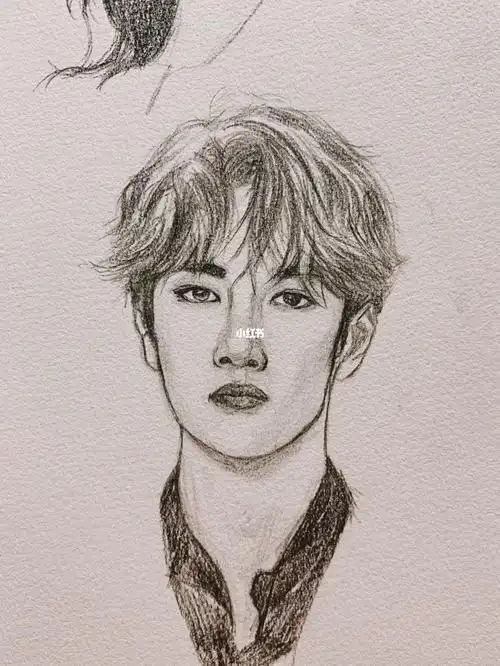 铅笔画  #画画  #画画的日常  #素描头像  #手绘  #明星  #王一博