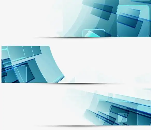 科技横幅免抠素材免费下载_觅元素51yuansu.com