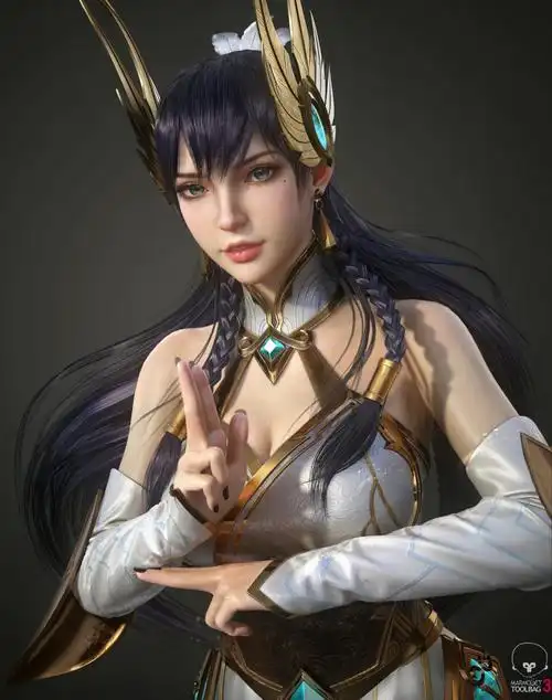 国人3d设计师 euginnx _wu 古风 唯美 性感 美女角色-cg99(cg99.com)