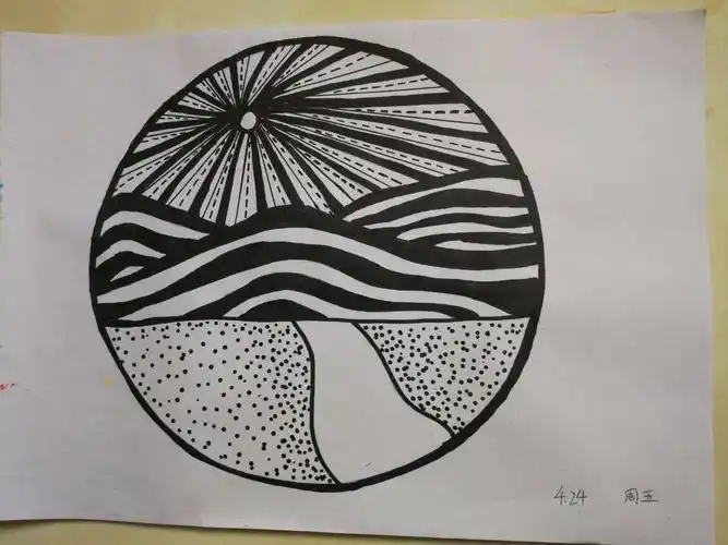 滕州市北辛街道中心小学通盛路校区美术微课堂 二年级下册《点,线,面