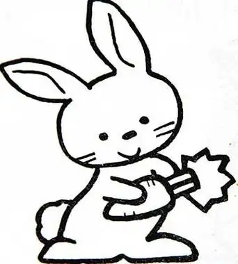 十二生肖兔子日历简笔画十二生肖简笔画