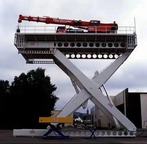 高铁罐车升降平台 罐车升降提升机