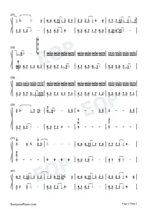 刺客-月影沉沉危伏层层竹林深深寒风阵阵-抖音双手简谱预览2