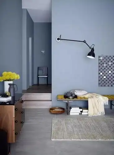 灰蓝色那些精美的家装搭配