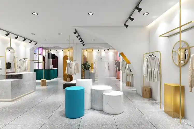 合肥店面装修技巧,抓人眼球的轻奢风女装店这样设计更优雅