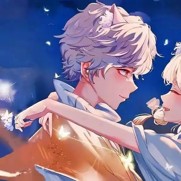 动漫情侣头像 #情头 #手绘头像 手绘情侣头像,取图吱一下 - 抖音