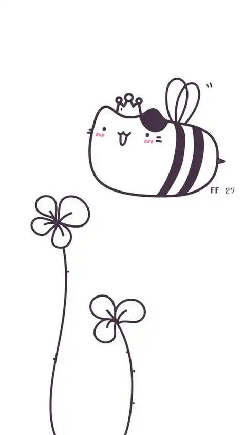 可爱简笔画手绘小清新