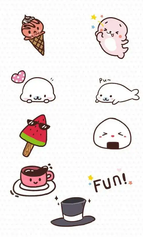 简单又可爱的小东西简笔画