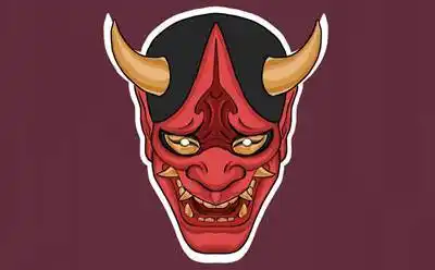 49张正脸般若纹身手稿图片