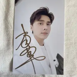 李易峰亲笔签名宣传照片笔签名照周边李易峰早期签名照绝版签名照