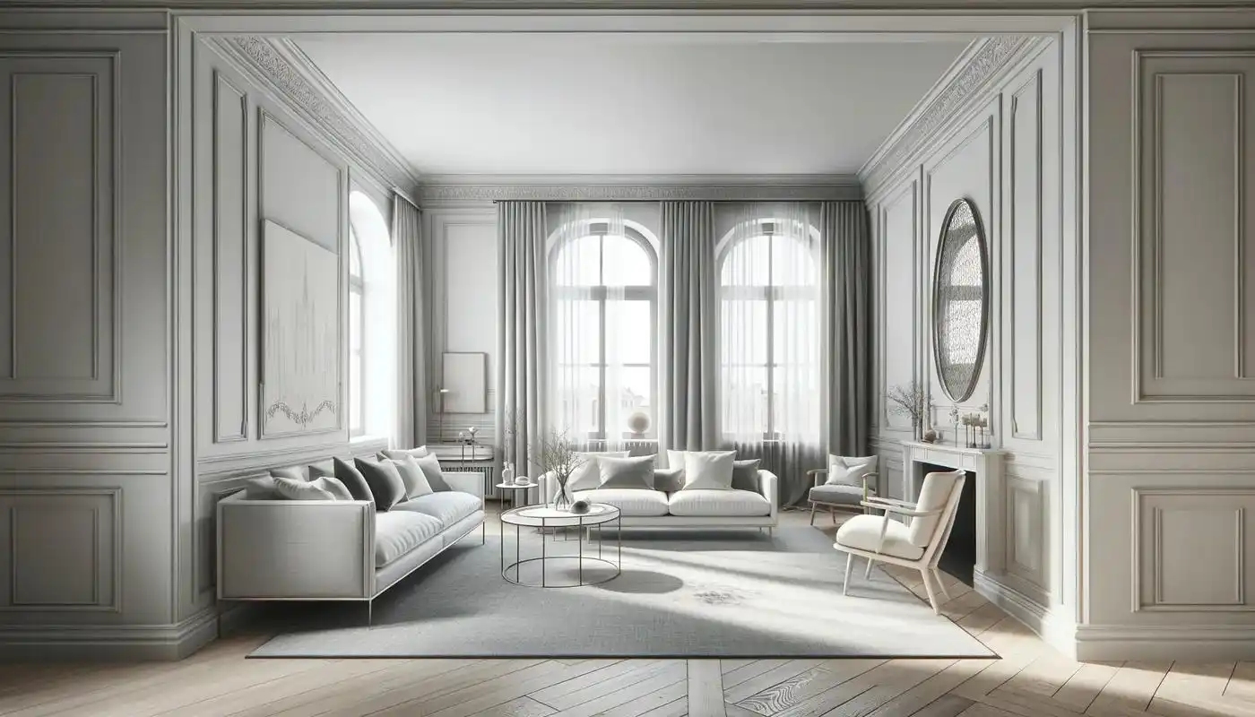 欧式复古极简风格的客厅通过结合复古的优雅与极简的清新,营造出 - 抖