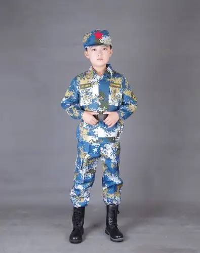 一折海军迷彩服套装男