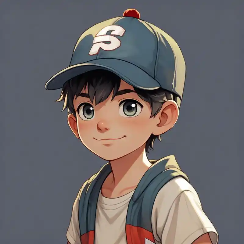 看看这个超萌的卡通小男孩,是不是超级可爱呀?