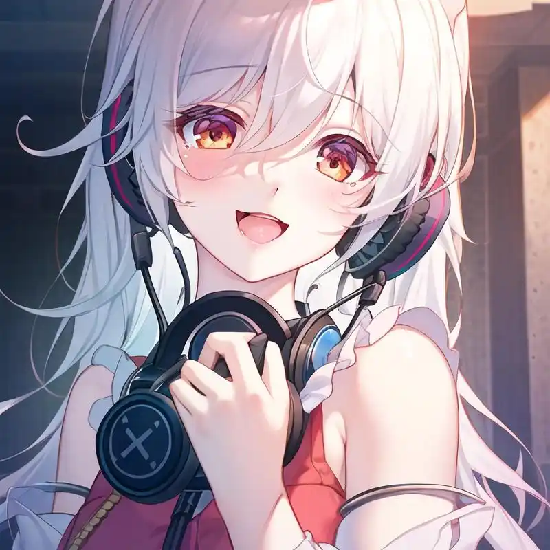 据说没有人能抵抗得了白发少女?#二次元头像女生可爱萌 #甜系 - 抖音