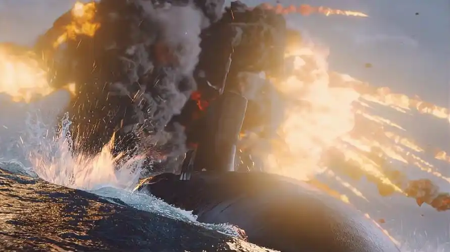 冰海陷落这段堪称全剧经典视觉盛宴近距离感受机枪扫爆导弹