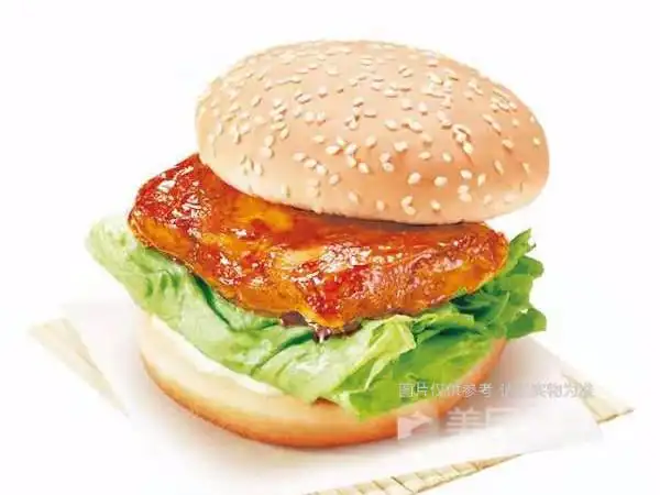 奥尔良烤腿堡图片