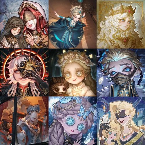 54张第五人格头像 盲盒 图案高清无粘黏